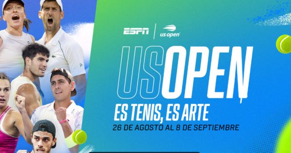 ESPN trae la programación del US Open Tenis en Disney+ - Television